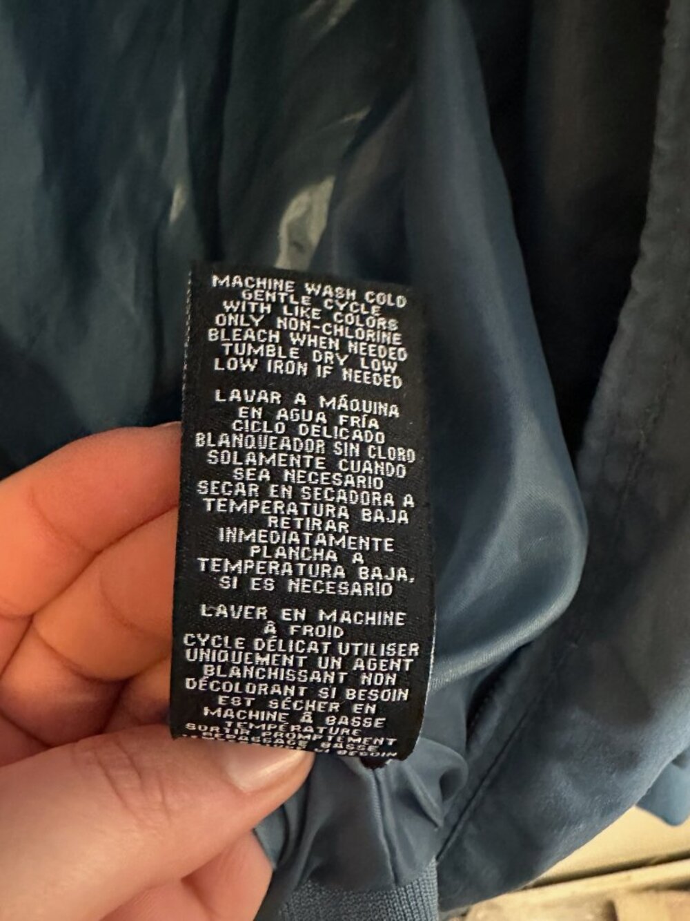 Members Only Men's Blue Jacket - Picture 5 of 8